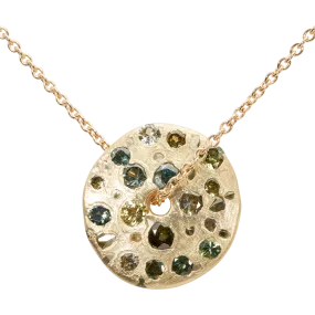 Green Spinner Necklace - 11549