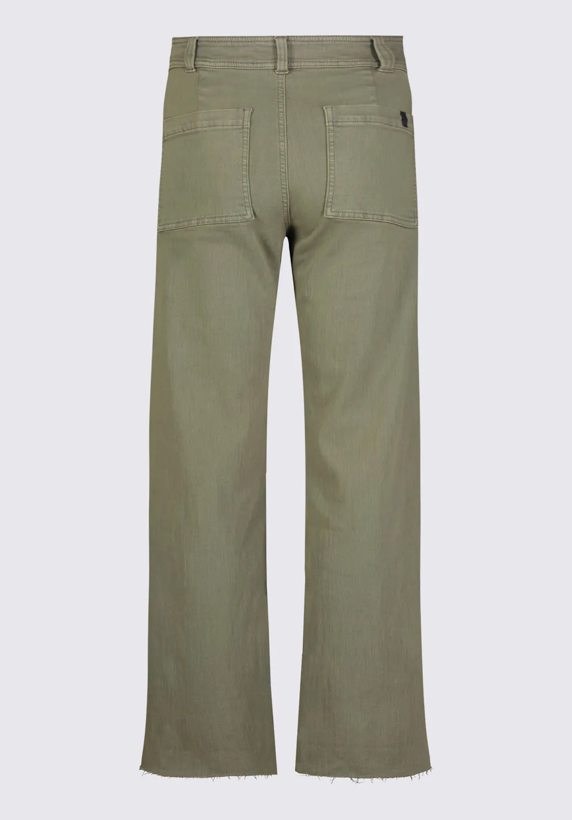 High Rise Wide Leg Adele Women's Pants in Olive - BL15883