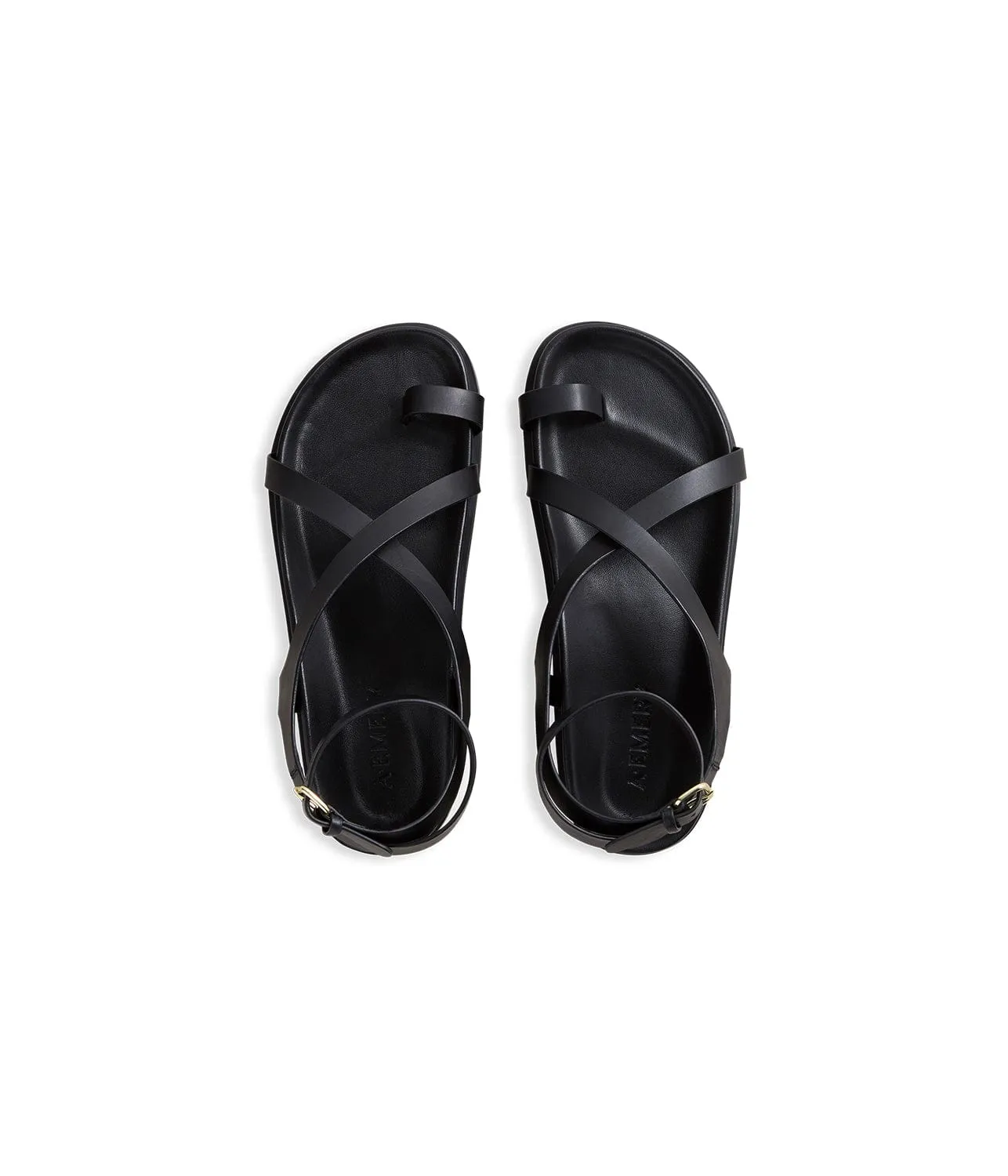 JALEN SLIM SANDAL- BLACK