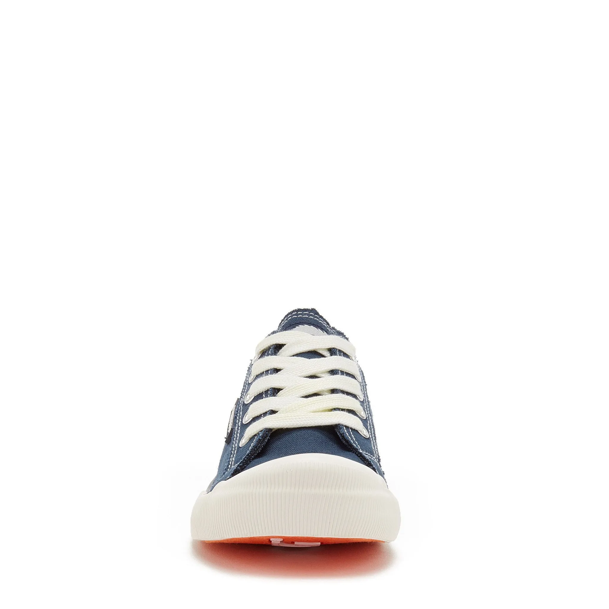 Jazzin Navy Canvas Low-Top Trainers