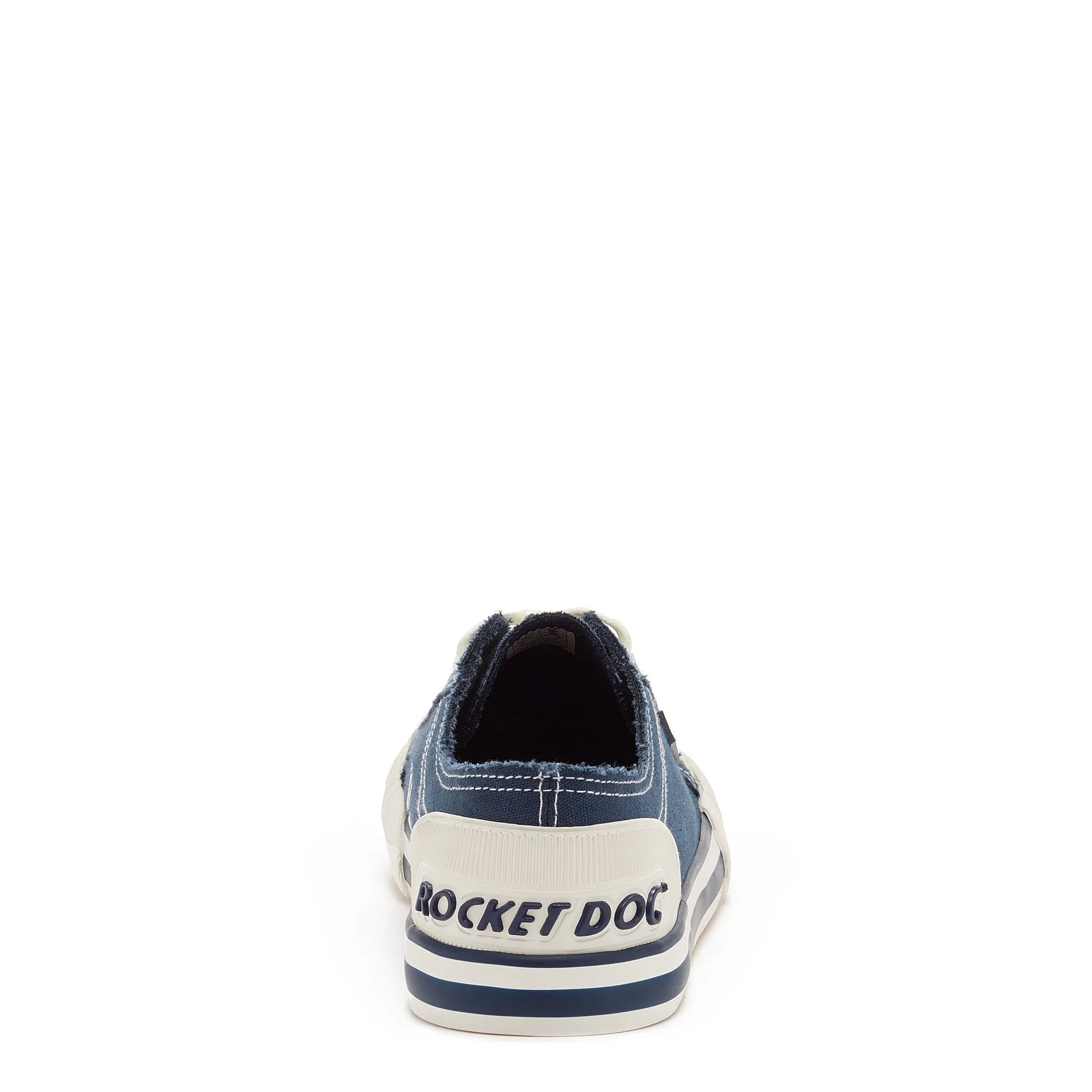 Jazzin Navy Canvas Low-Top Trainers