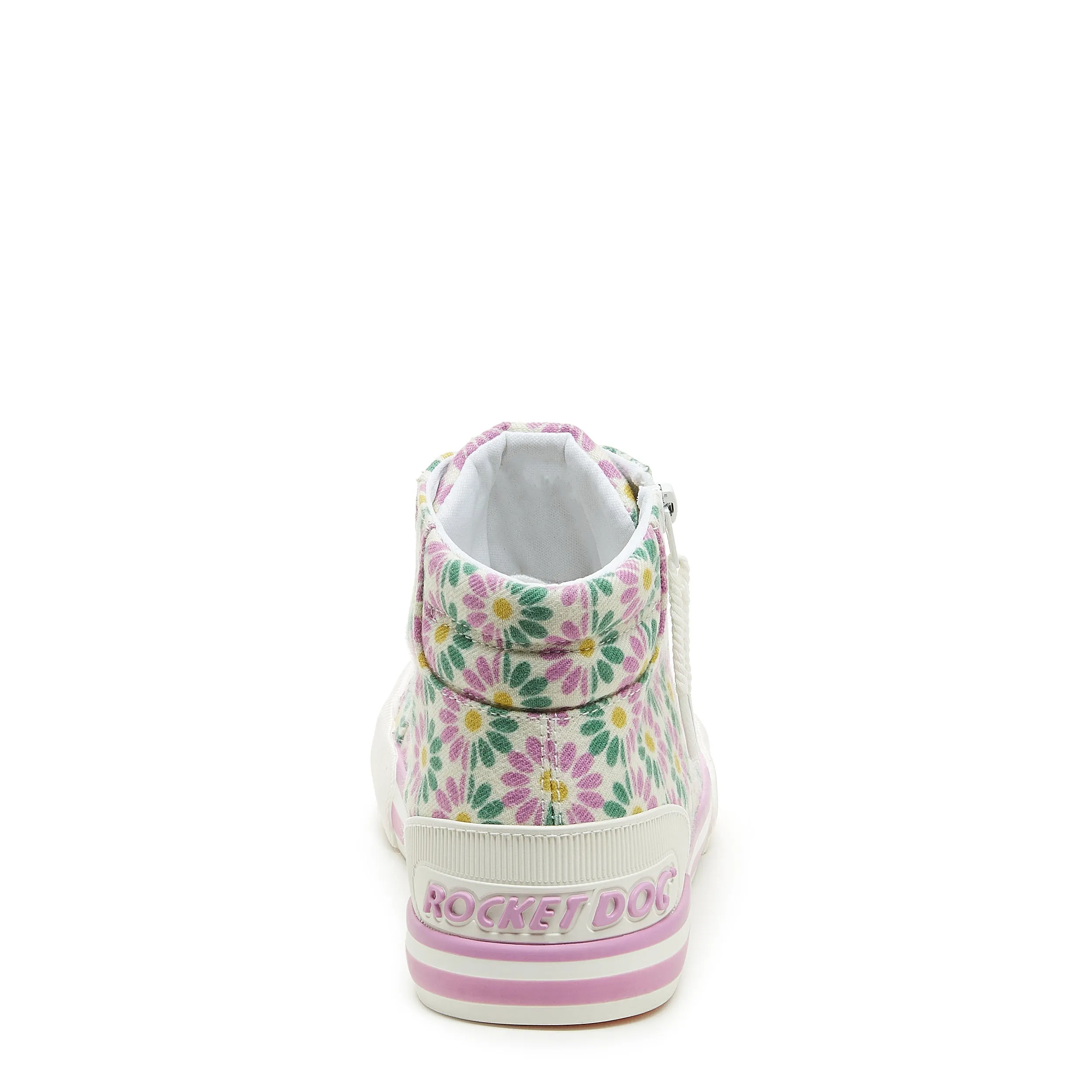 Jazzin Pastel Floral High-top Trainers