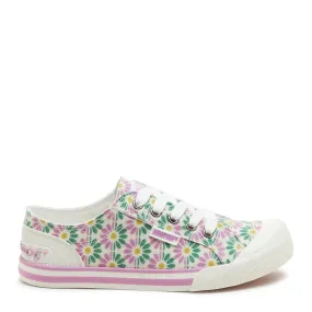 Jazzin Pastel Floral Trainers