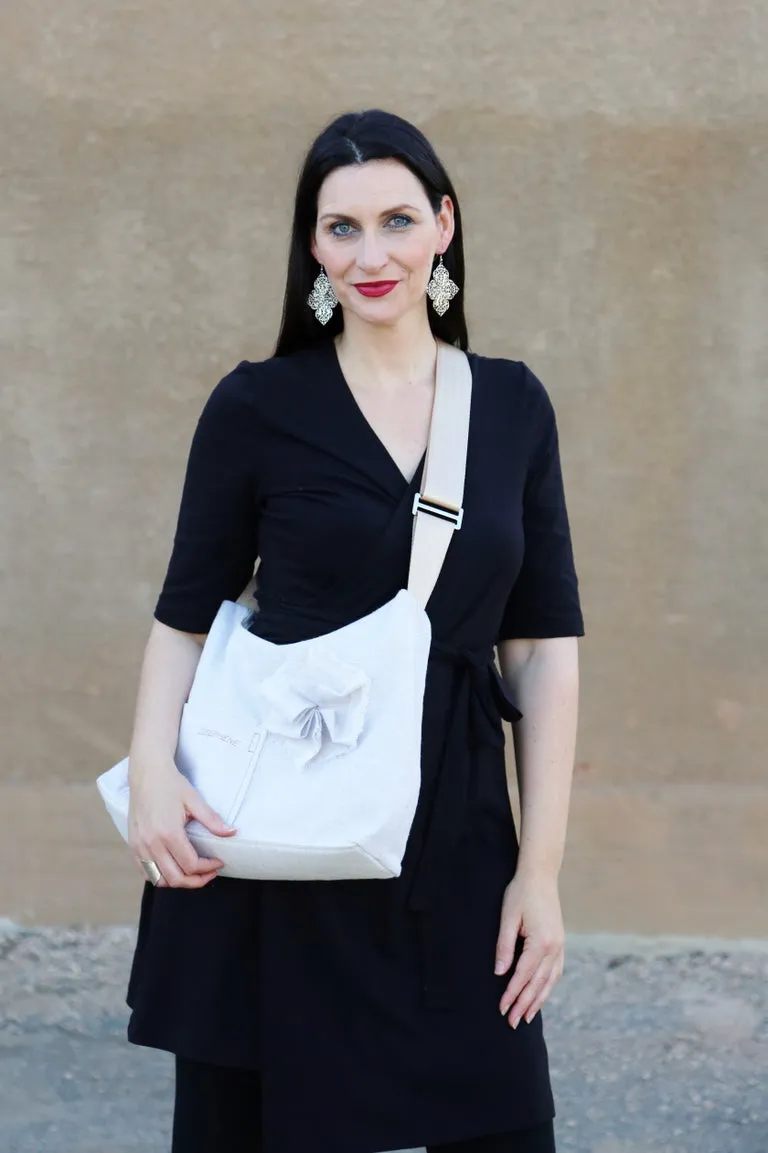 Josephene Signature Handbags in Natural Linen