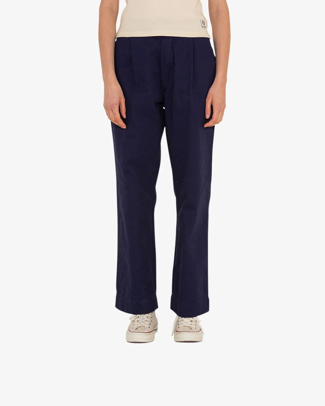 JULIETTE PLEAT PANT - TWILIGHT BLUE