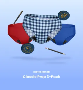 (Kit Item) Classic Prep UT 7-Pack Gumdrop/Blueberry/Blue Gingham 3-Pack | Bikini