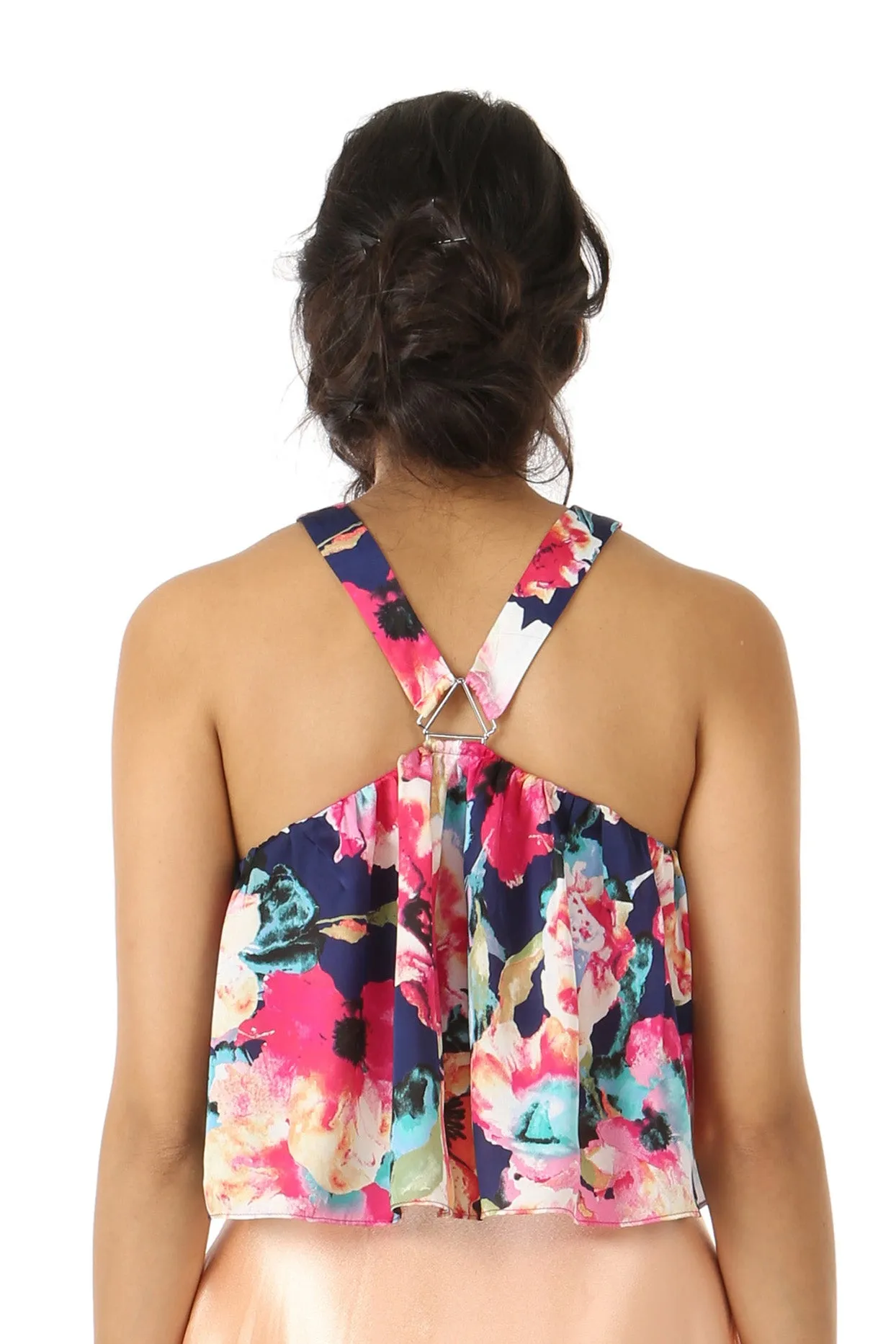 Last In Stock // MANVI Floral Flow Top