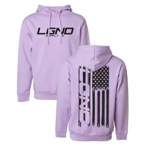 Lavender Distressed Hoodie