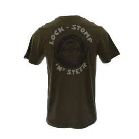 Lock Stomp N Steer Tee Olive - SM1402OV