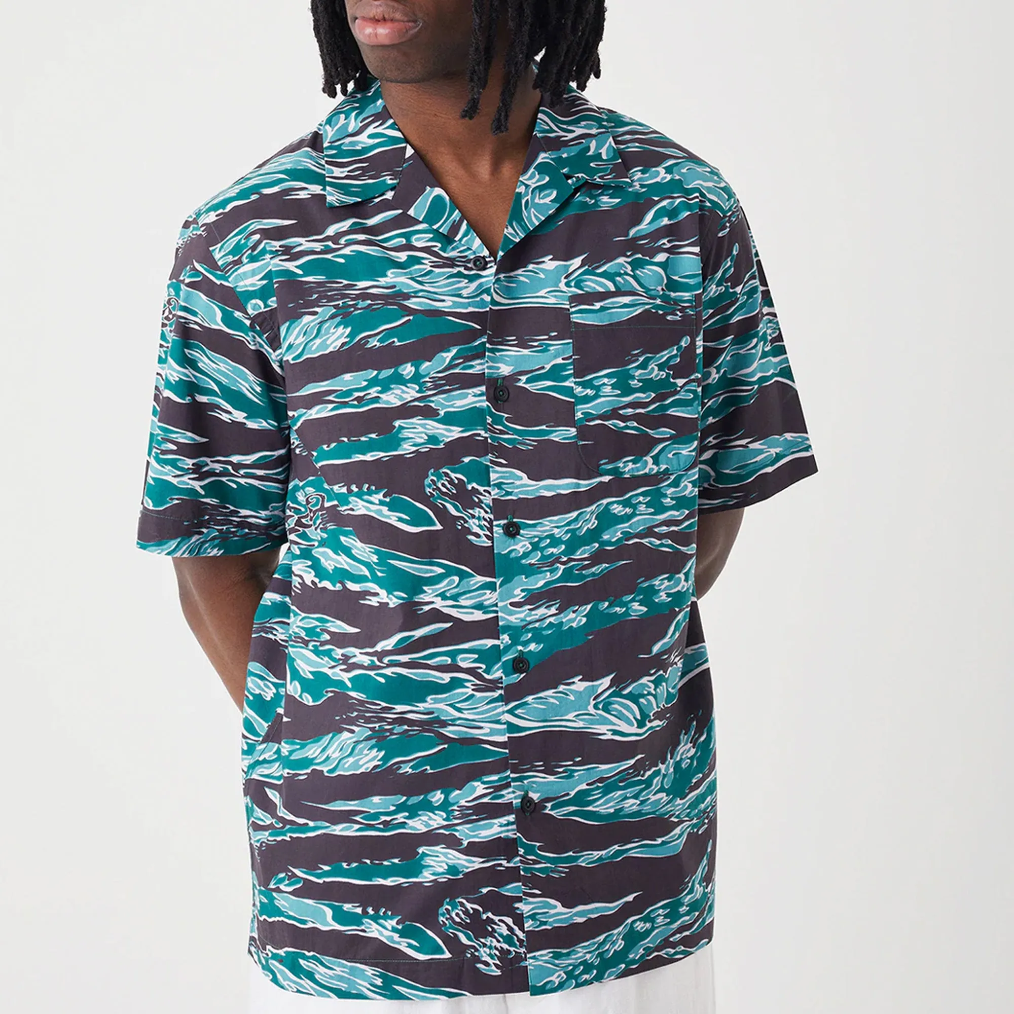 Maharishi Mens Warhol Tigerskins Shirt