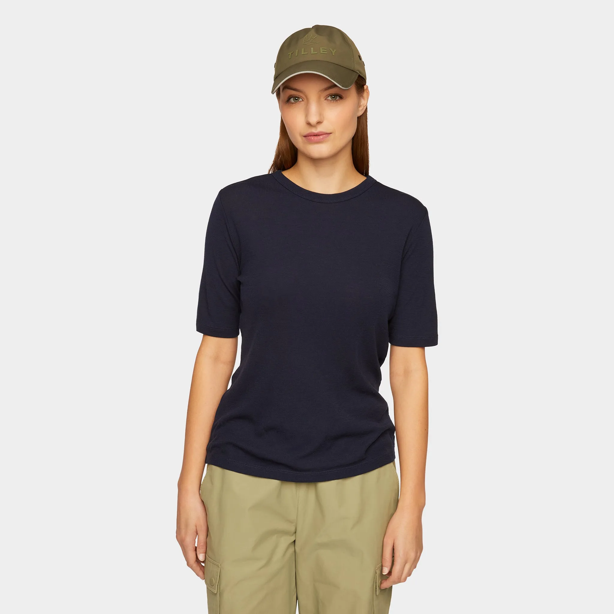 Merino Rib Fitted Tee