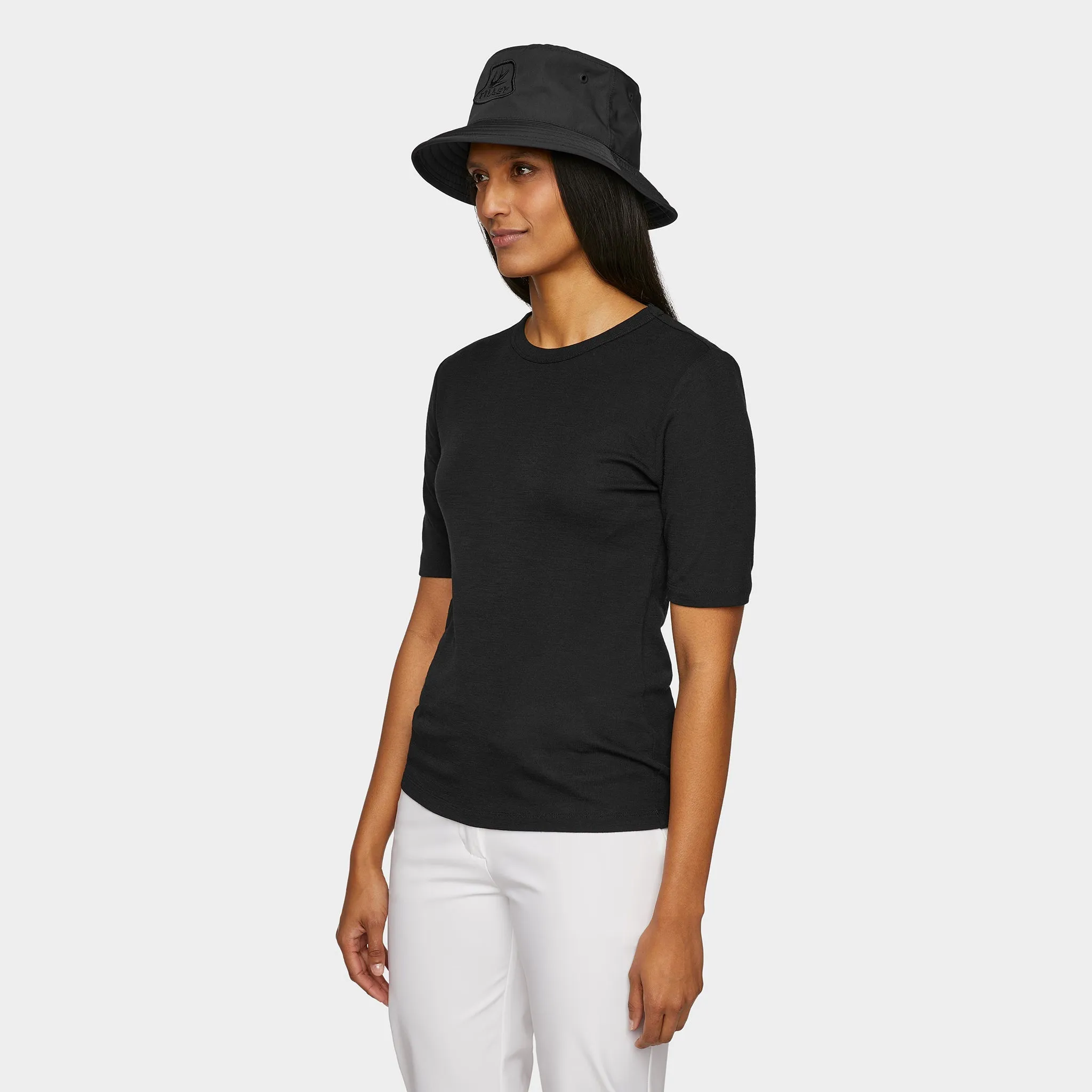 Merino Rib Fitted Tee