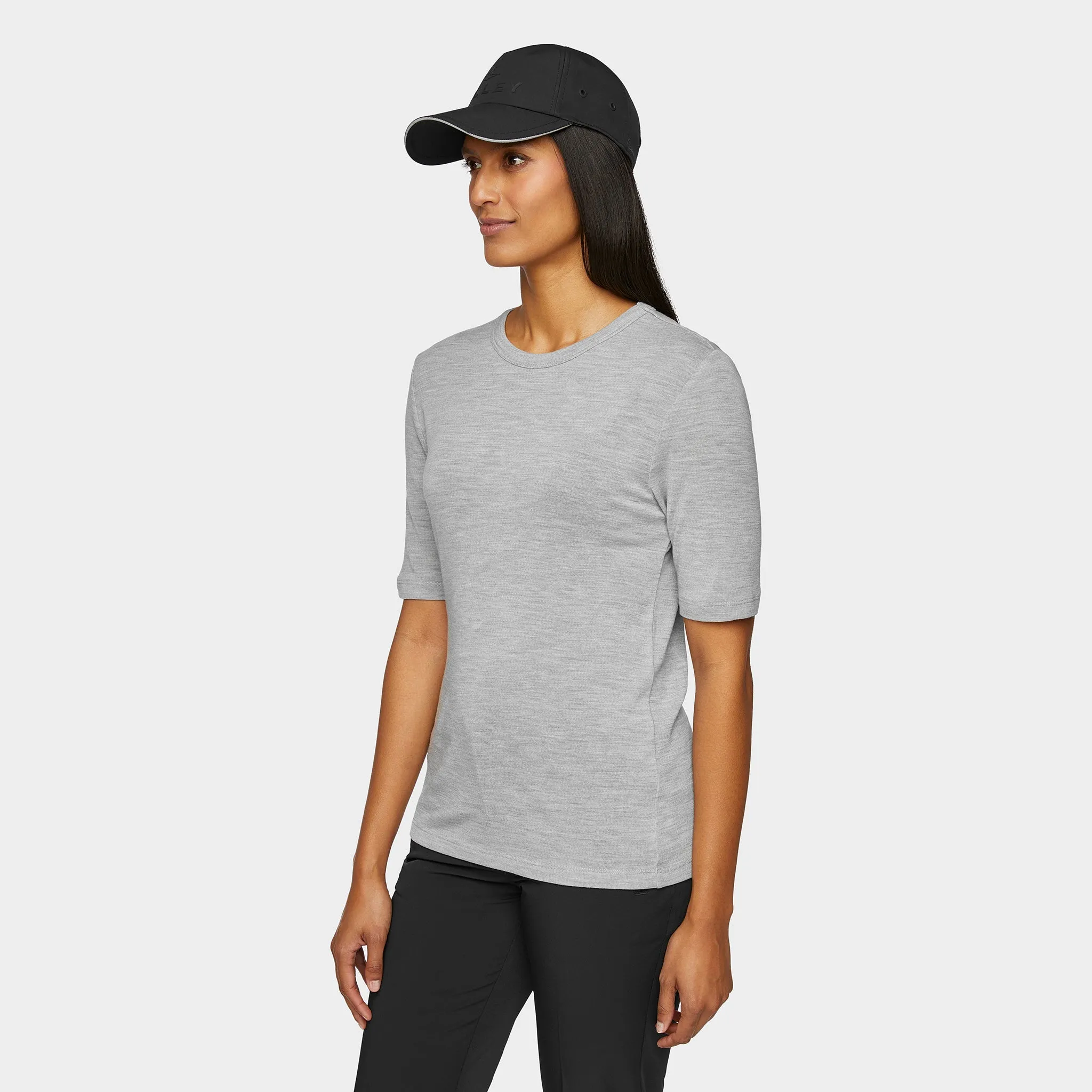 Merino Rib Fitted Tee