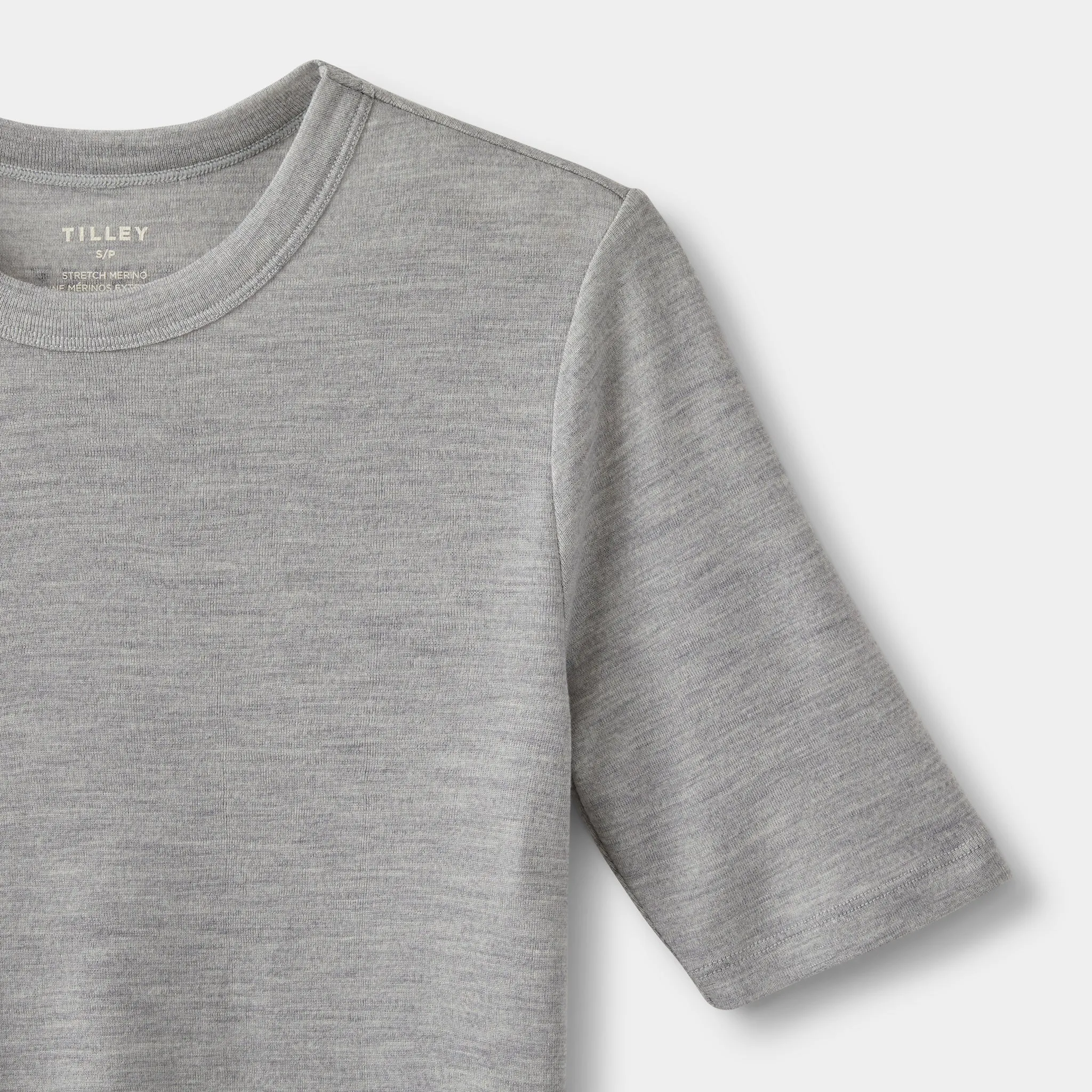 Merino Rib Fitted Tee