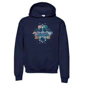 Minecraft Happy Holidays Kids Hooded Sweatshirt