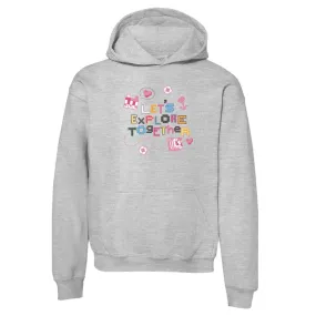 Minecraft Let's Explore Together Kids Hooded Sweatshirt