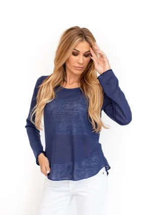 Nilly Nelly Top Navy