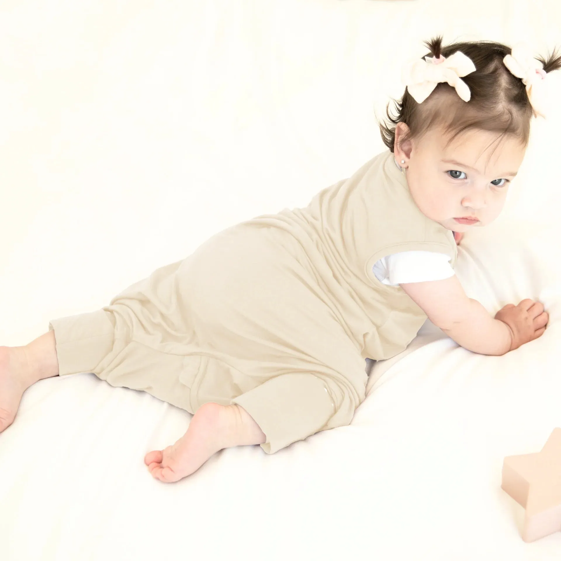 nyte nyte baby lightweight sleep sack | beige