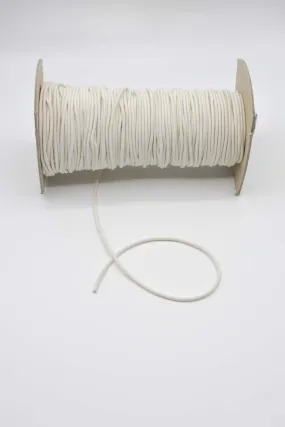 Organic Cotton / Natural Rubber Elastic (Various Widths)