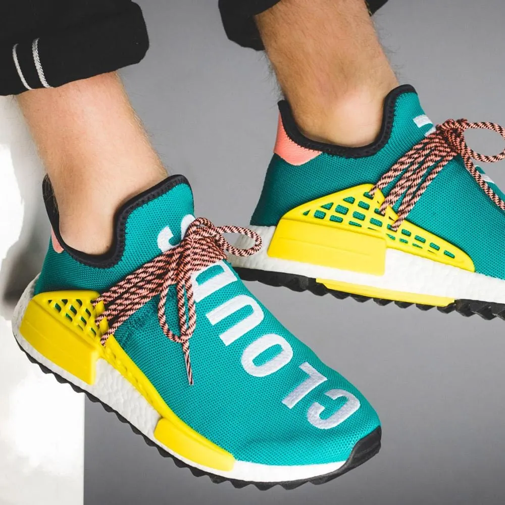 Pharrell Williams x adidas NMD HU Trail Sun Glow-EQT Yellow