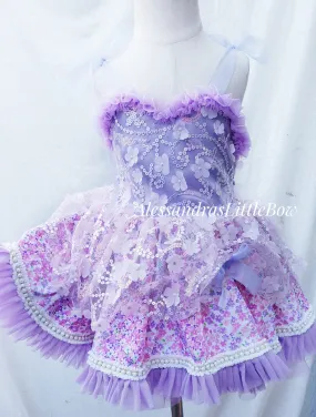 Pink and Lavender Spring Dress