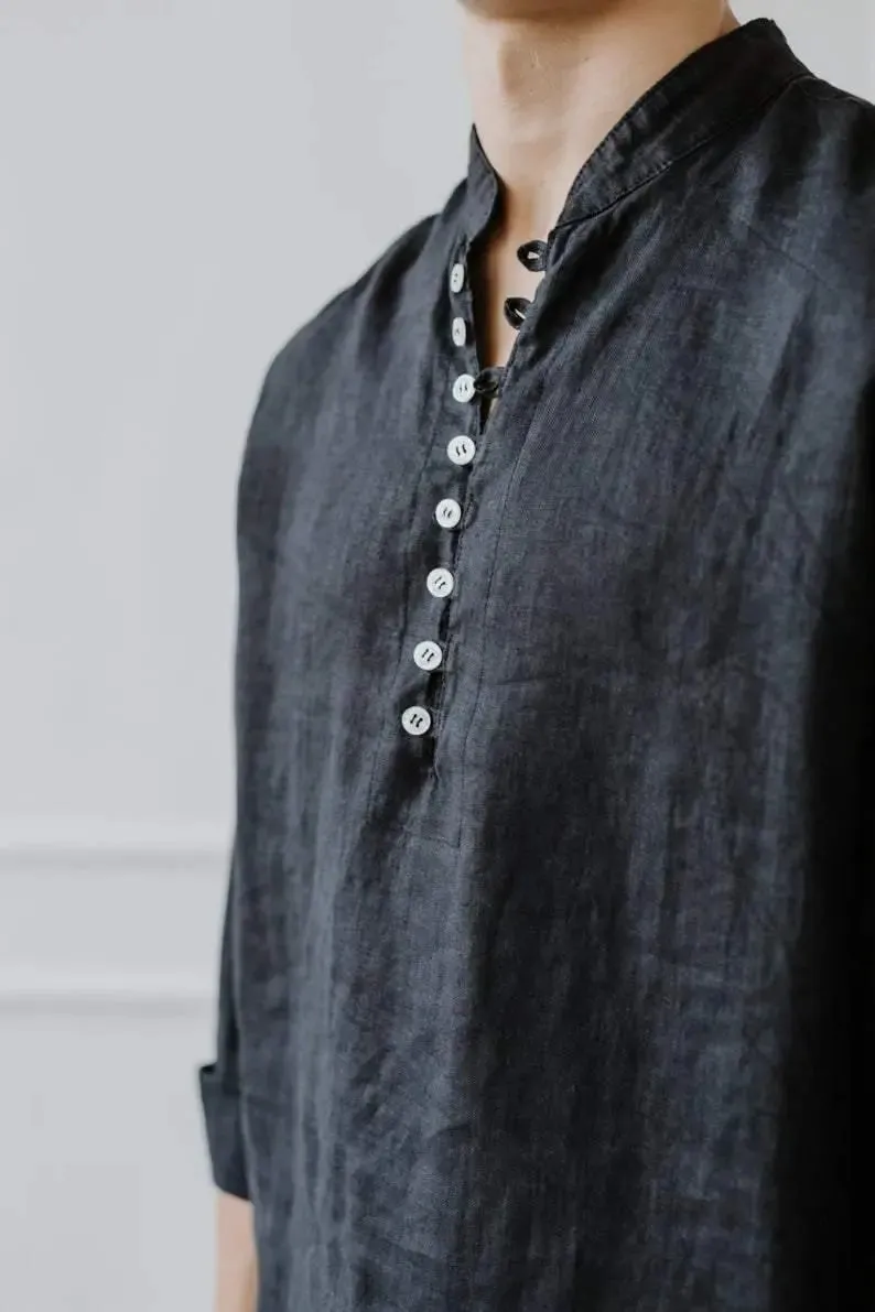 PRE-ORDER Oriental Linen Shirt