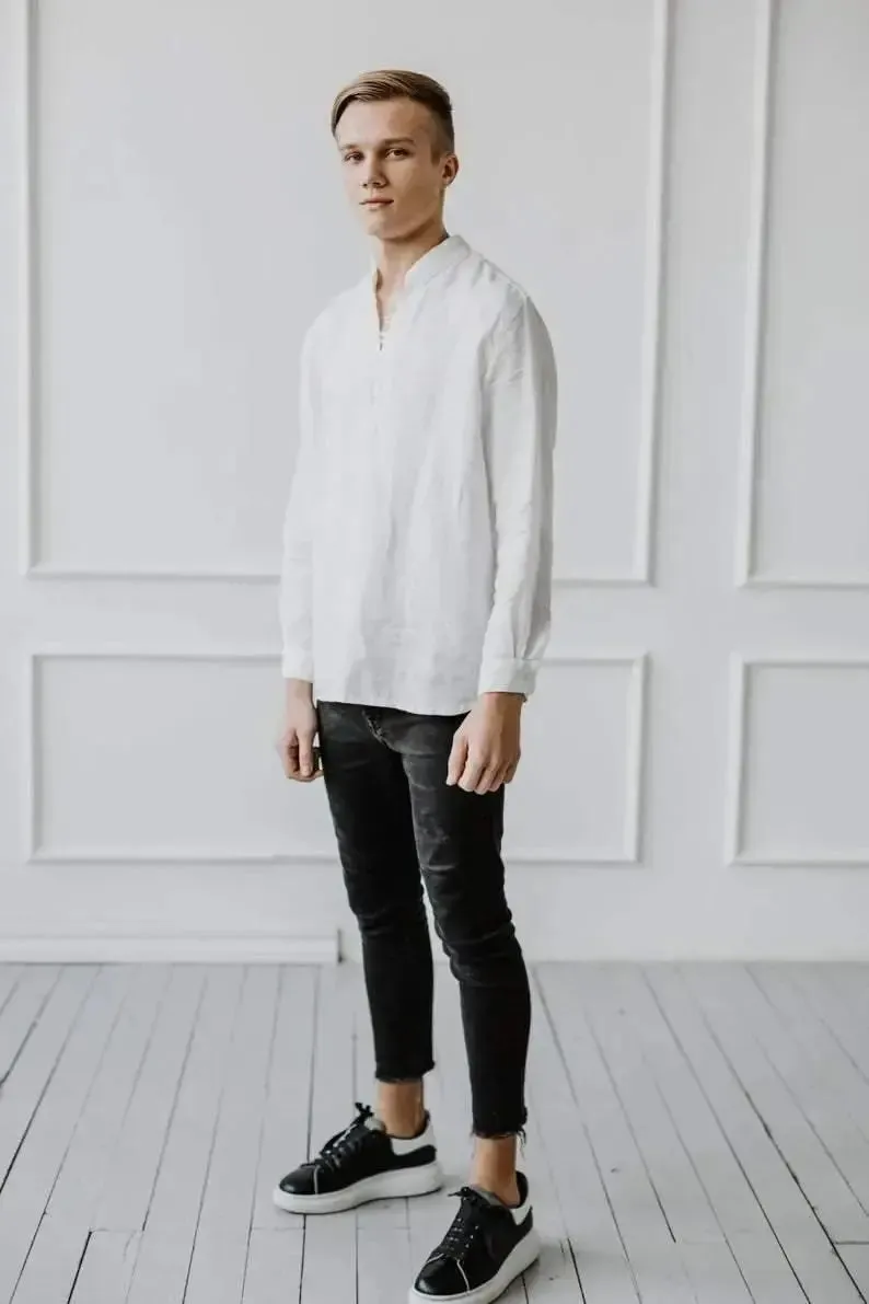 PRE-ORDER Oriental Linen Shirt