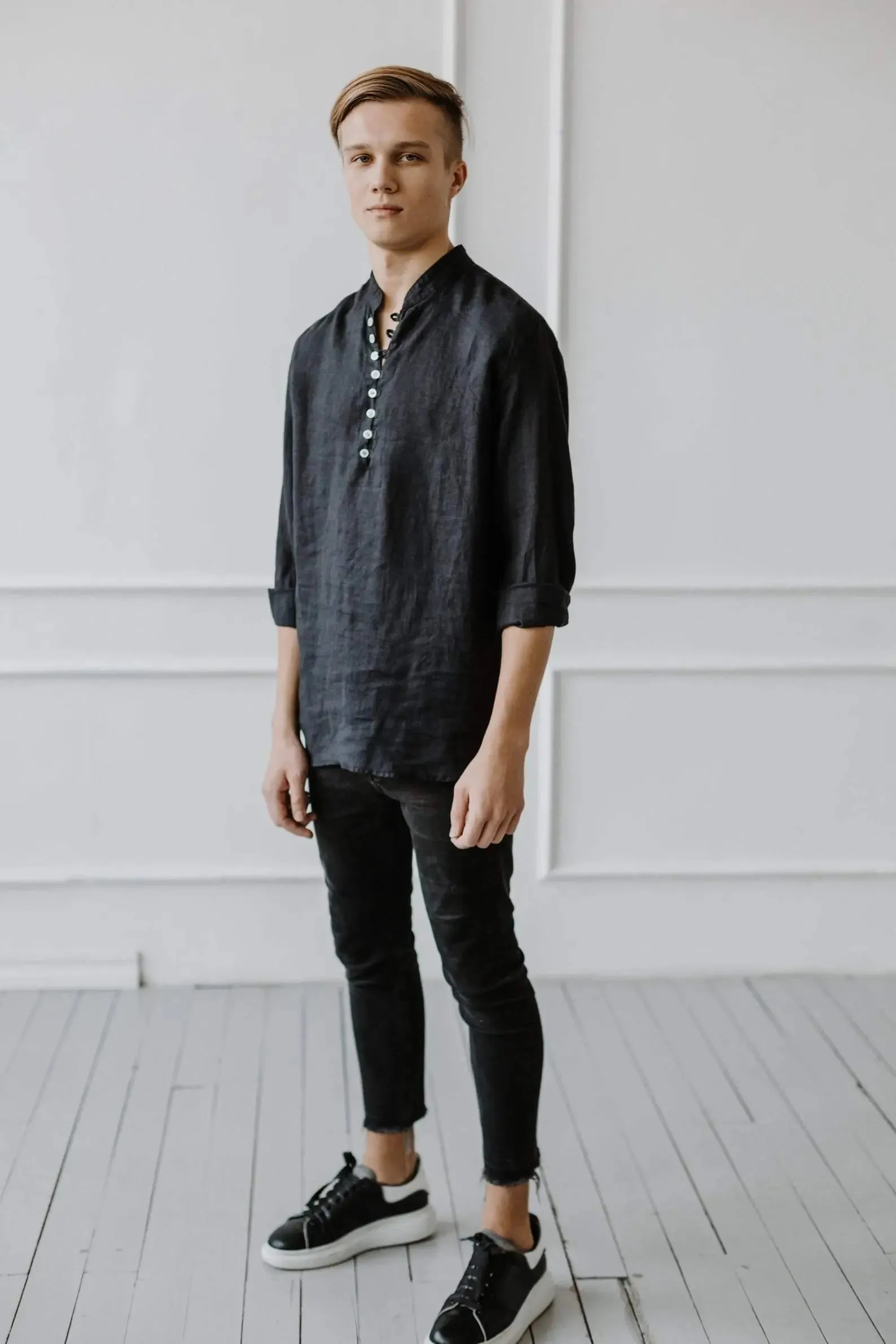 PRE-ORDER Oriental Linen Shirt