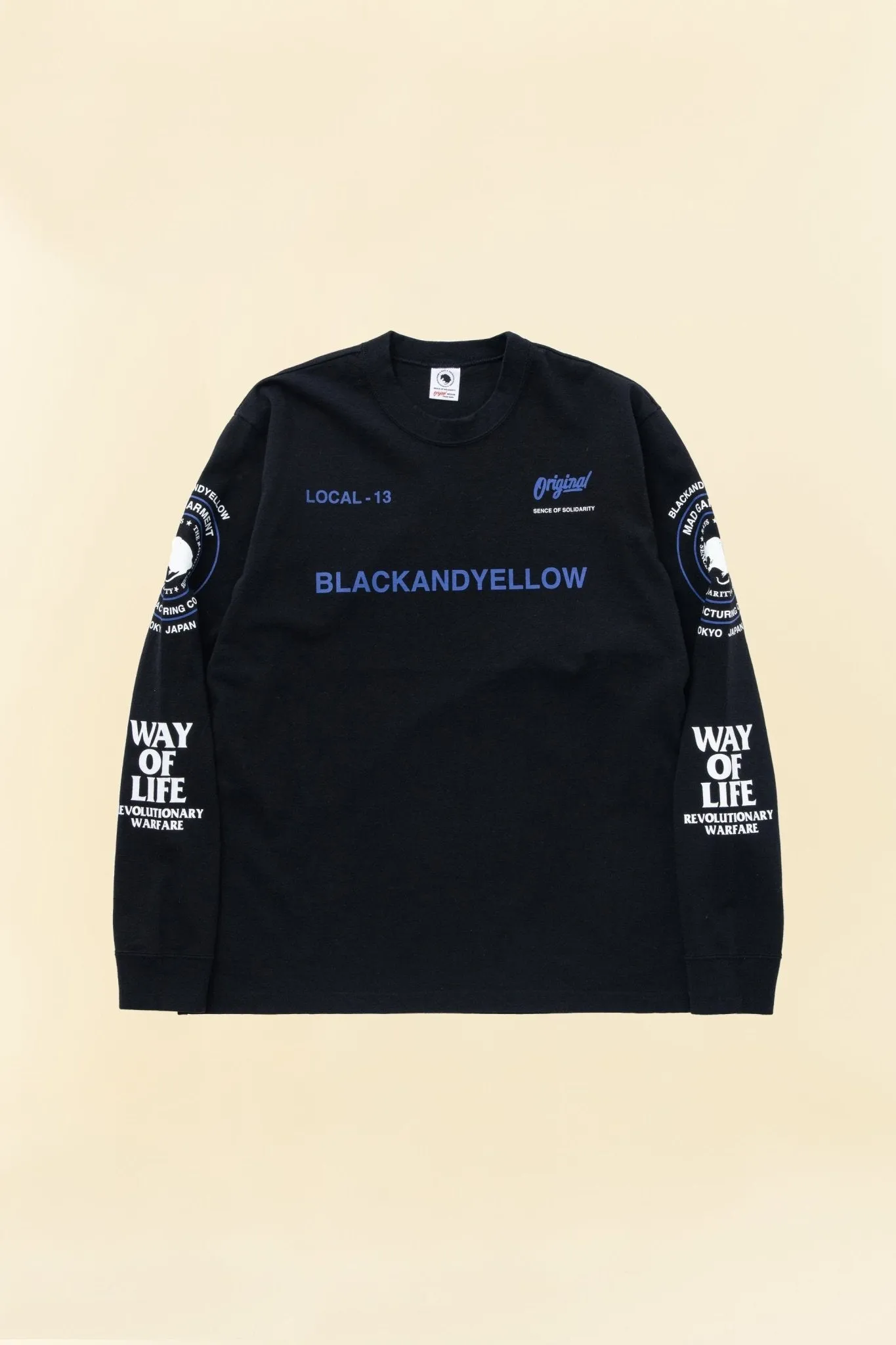 Rats Two Wheel Long Sleeve - Black / Blue