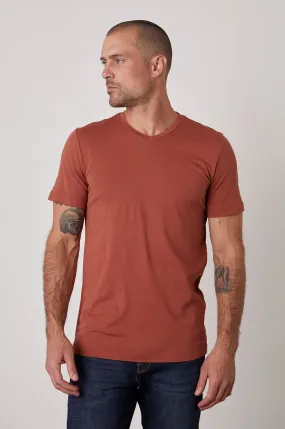 SAMSEN WHISPER CLASSIC V-NECK TEE