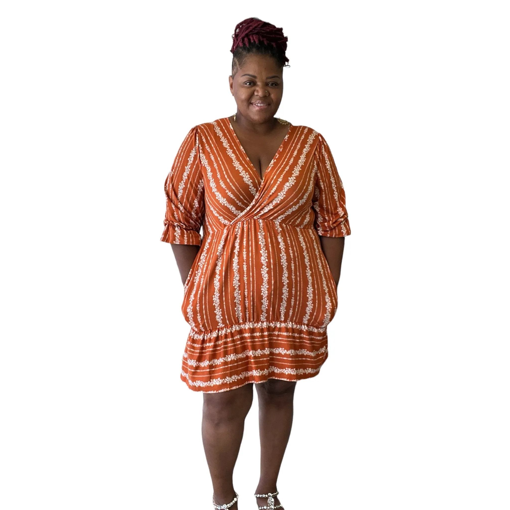 Sassy Plus Size Mini Dress