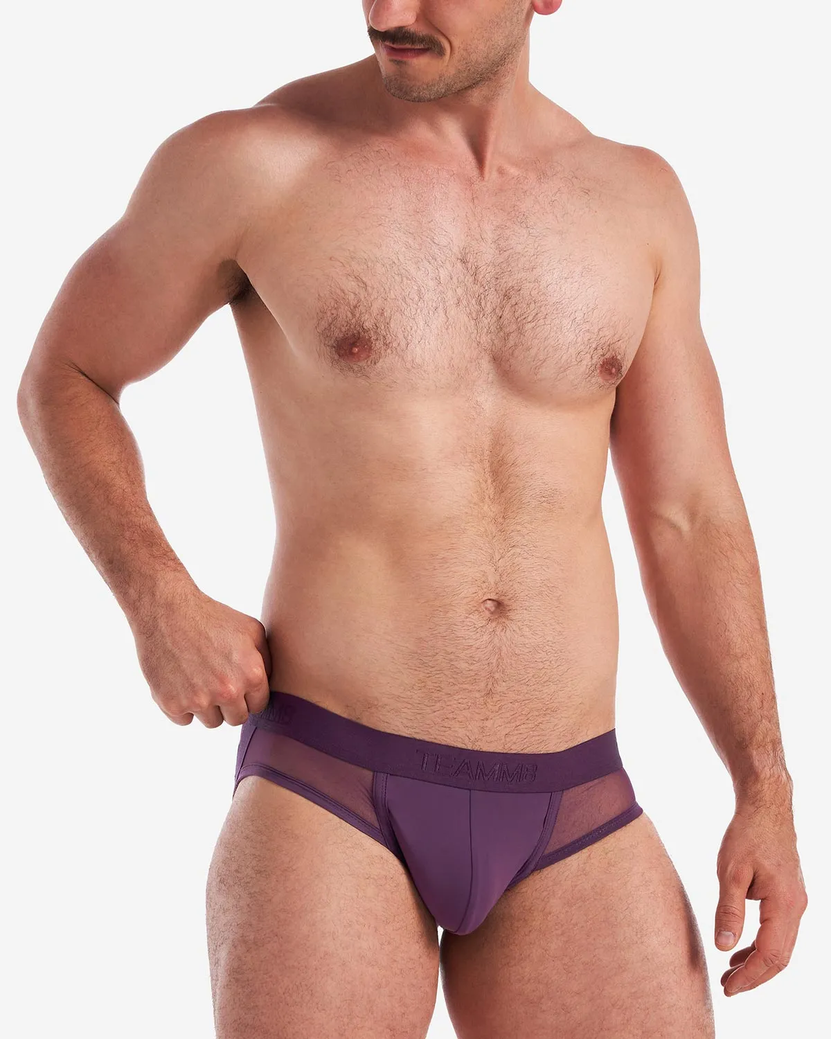 Score Sheer Jock - Plum Purple