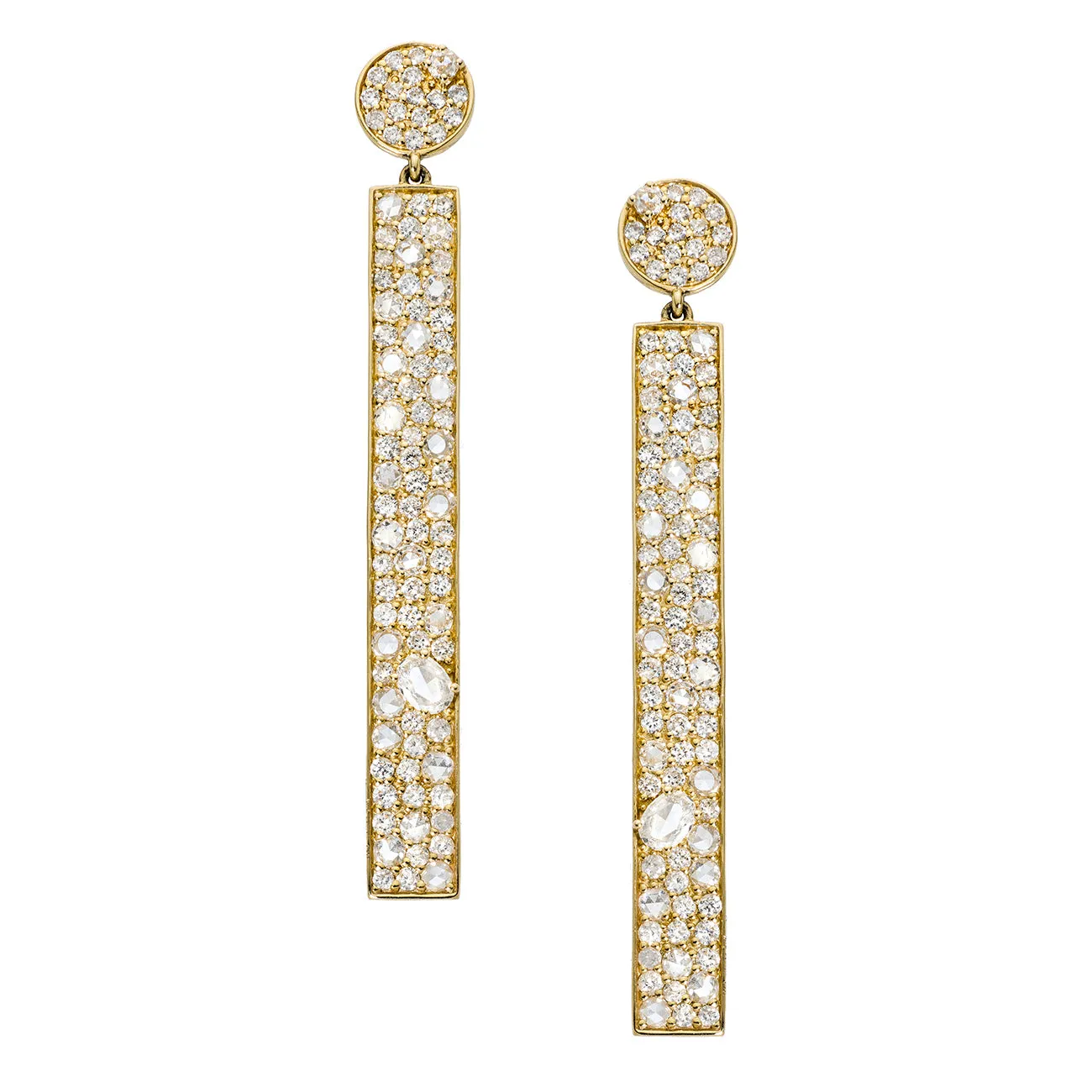 Stardust Earrings Yellow Gold