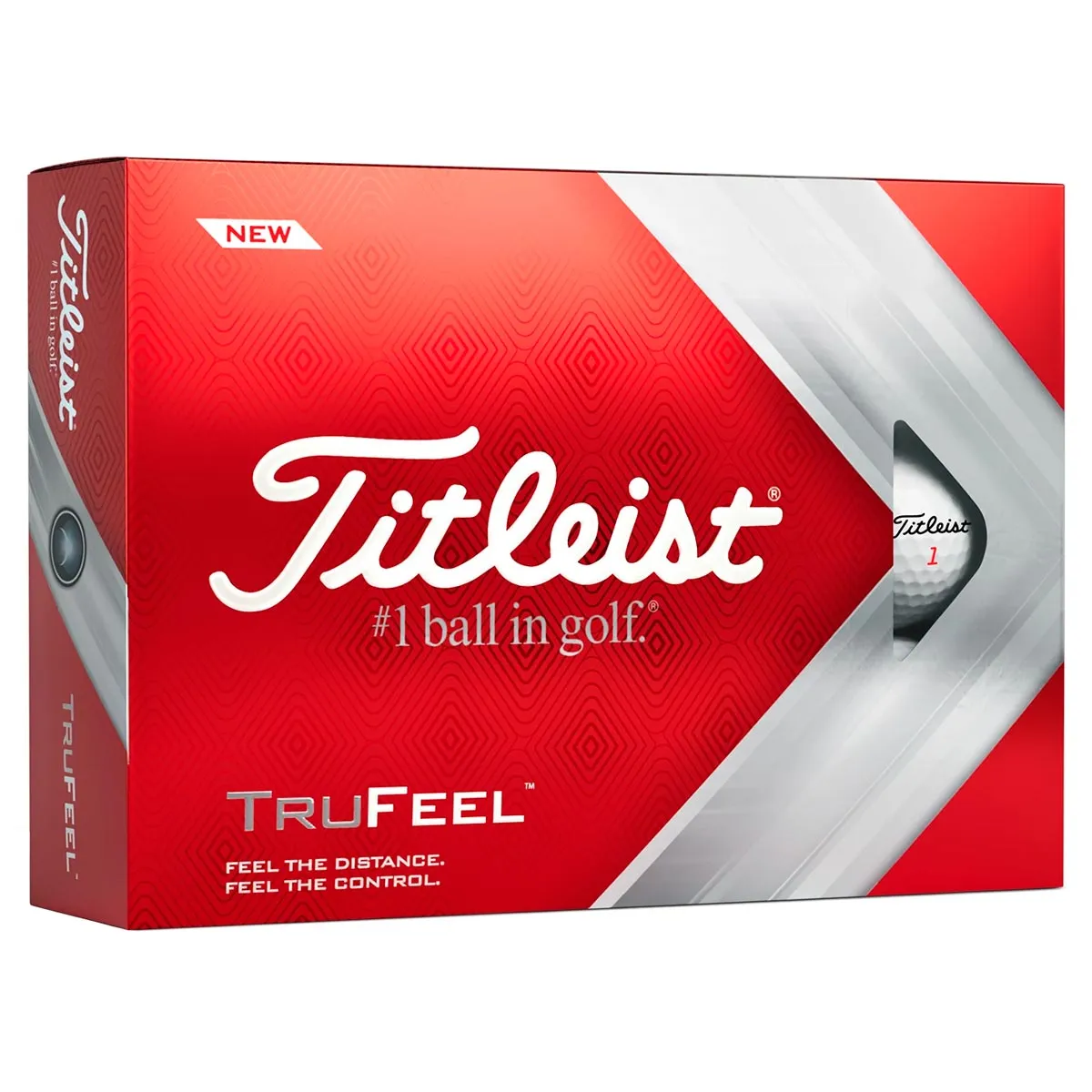 Titleist TruFeel Golf Balls 12 Pack - White