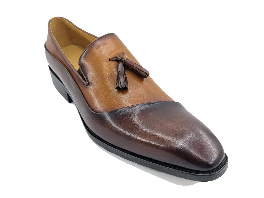 Two Tone Tassel Loafer