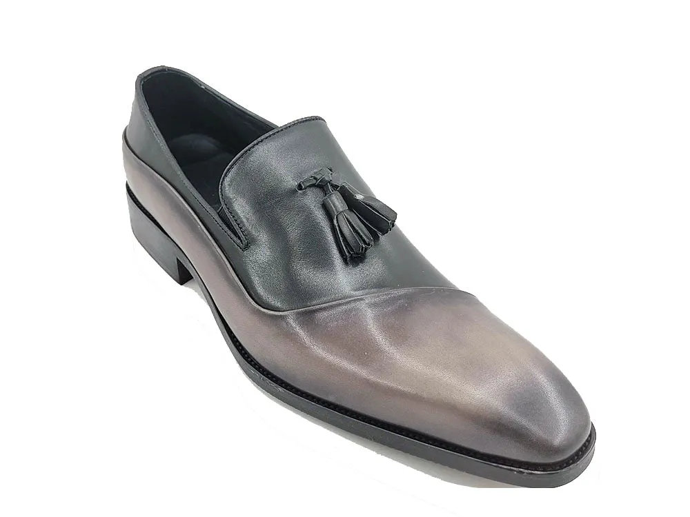 Two Tone Tassel Loafer