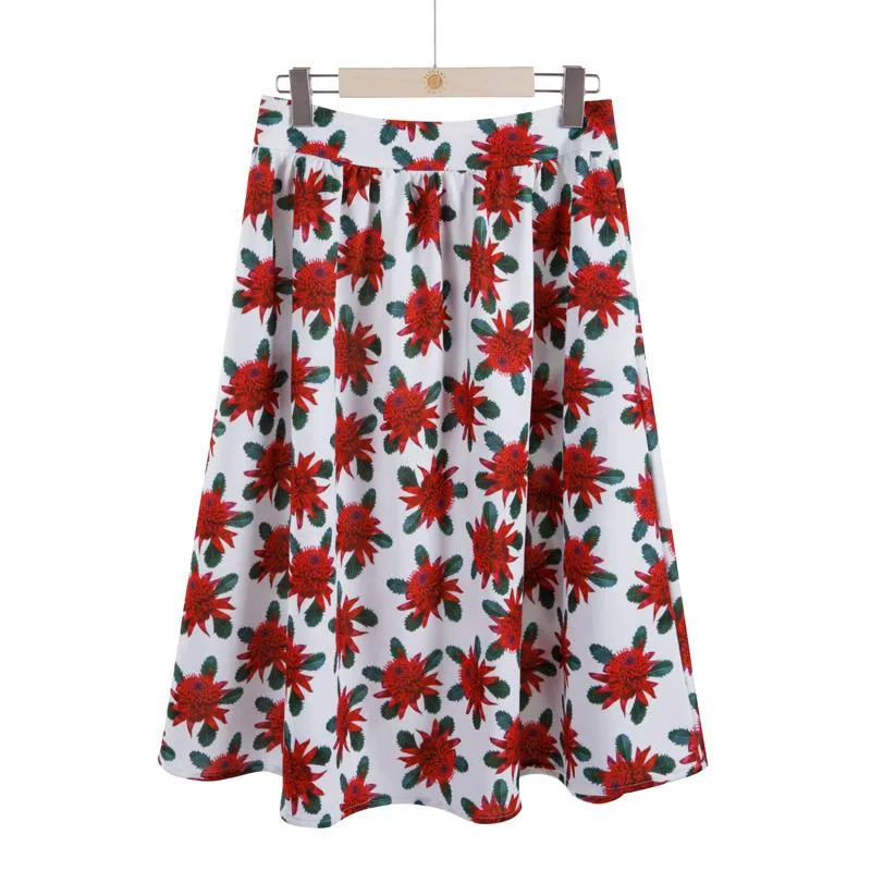 Waratah - Floral Print Skirt